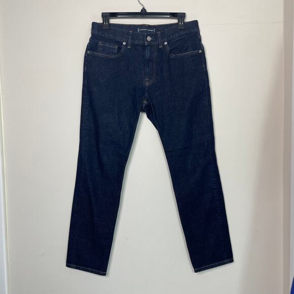 Everlane Dark Indigo The Slim Fit Jeans Size 31/28 - Picture 2 of 12